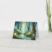 Fairy Tale River Verjaardag Kaart (Voorkant)