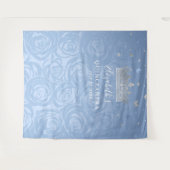 Fairy Tale Silver Light Blue Rozen Photo Backdrop Wandkleed (Voorkant (horizontaal))