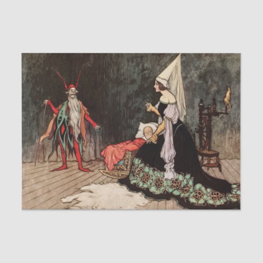 Fairy Tale Slaping Beauty Tissuepapier (Voorkant)