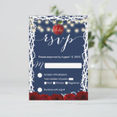 Fairy Tale Snow White Princess Navy Blue RSVP (Staand voorkant)