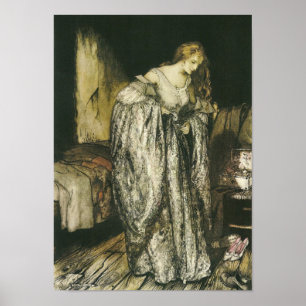 Fairy Tale Sparkle Dress van Arthur Rackham Poster