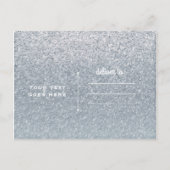 Fairy Tale Sparkle Glitter Party Save the Date Aankondigingskaart (Achterkant)