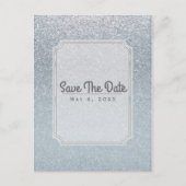 Fairy Tale Sparkle Glitter Party Save the Date Aankondigingskaart (Voorkant)