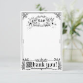 Fairy Tale Storybook Weddenschap Bedankt kaarten (Staand voorkant)