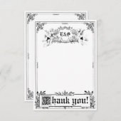 Fairy Tale Storybook Weddenschap Bedankt kaarten (Voorkant / Achterkant)