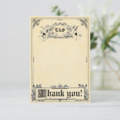 Fairy Tale Storybook Weddenschap Bedankt kaarten (Staand voorkant)