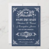 Fairy Tale Storybook Weddenschap Bespaar op datumk Save The Date (Voorkant)