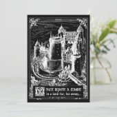 Fairy Tale Storybook Wedding Invitations Kaart (Staand voorkant)