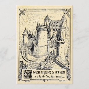 Fairy Tale Storybook Wedding Invitations Kaart