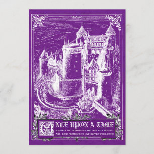 Fairy Tale Storybook Wedding Invitations Kaart