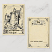 Fairy Tale Storybook Wedding Place Cards Plaatskaartje (Voorkant / Achterkant)