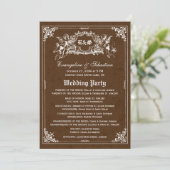 Fairy Tale Storybook Wedding Programma's (Staand voorkant)
