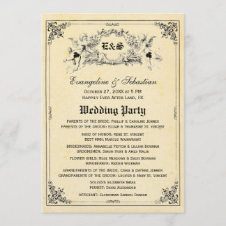 Fairy Tale Storybook Wedding Programma's