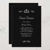 Fairy Tale Sweet Sixteen Uitnodiging (Voorkant / Achterkant)