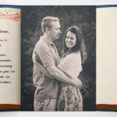 Fairy Tale trouwfoto Drieluik Uitnodiging (Binnenkant midden)