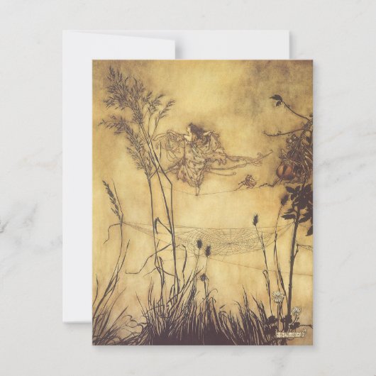  Fairy Tale van Arthur Rackham Uitnodiging (Voorkant)