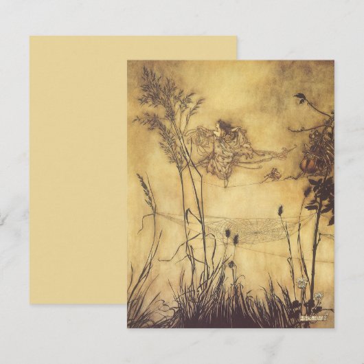 Fairy Tale van Arthur Rackham Uitnodiging (Voorkant / Achterkant)