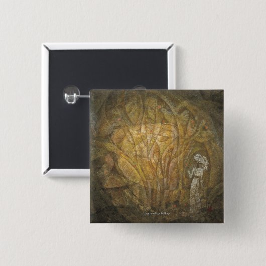 Fairy Tale Vierkante Button 5,1 Cm (Voorkant /achterkant)