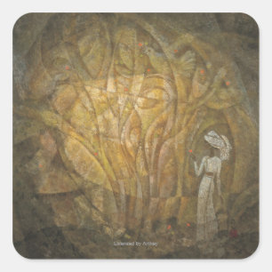 Fairy Tale Vierkante Sticker