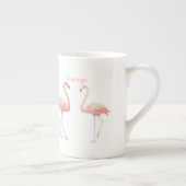 Fairy Tale voor twee flamingo tropische ventilator Porselein Kop (Rechts)