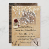 Fairy Tale Wedding Castle Roos Dome Kaart (Voorkant / Achterkant)