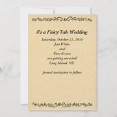 Fairy Tale Wedding Frog Prince Save the Date (Achterkant)