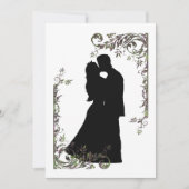 Fairy Tale Wedding Invitation - Custom Black - Iri Kaart (Voorkant)