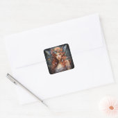Fairy Tale Woman Vierkante Sticker (Envelop)