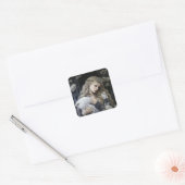 Fairy Tale Woman Vierkante Sticker (Envelop)