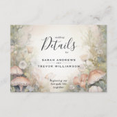 Fairy Tale Woodland Fairycore Romance Informatiekaartje (Voorkant)