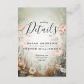 Fairy Tale Woodland Fairycore Romance Informatiekaartje (Voorkant)