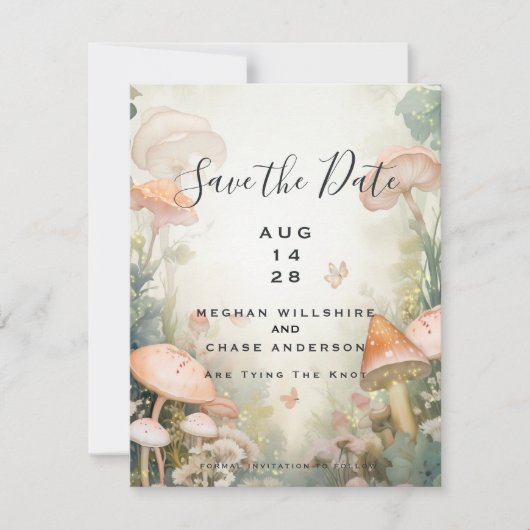 Fairy Tale Woodland Fairycore Romance Kaart (Voorkant)