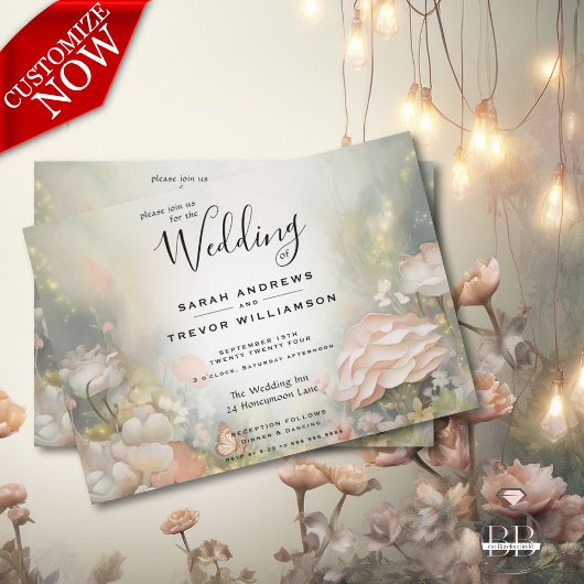 Fairy Tale Woodland Fairycore Romance Kaart