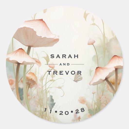 Fairy Tale Woodland Fairycore Romance Ronde Sticker (Voorkant)