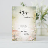 Fairy Tale Woodland Fairycore Romance RSVP Kaartje (Staand voorkant)