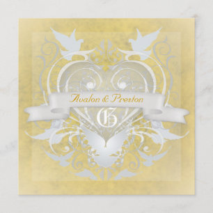 Fairy Tale Yellow Invitation Kaart