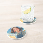 Fairy Tale Zandsteen Onderzetter (Zijkant)