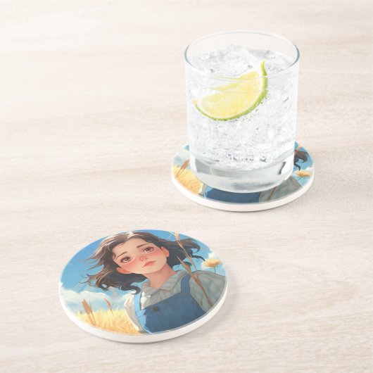 Fairy Tale Zandsteen Onderzetter (Zijkant)