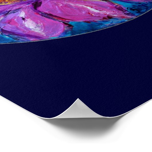 FAIRY TALEN kolossaal, geel roze rood Poster (Hoek)