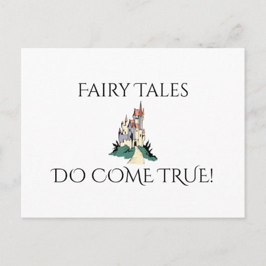 Fairy Tales komen waar Briefkaart (Voorkant)