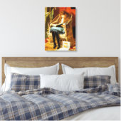 "Fairy Tales" van Mary Gow Canvas Afdruk (Insitu (Slaapkamer))