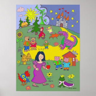 Fairy Tales van Vera Trembach Poster