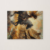 Fairy te paard legpuzzel (Horizontaal)