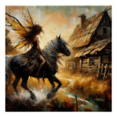 Fairy te paard perfect poster (Voorkant)