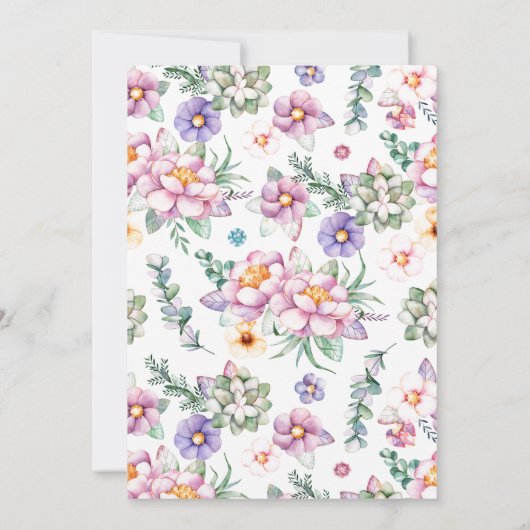 Fairy Tea Kaart (Achterkant)