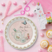  Fairy Tea Party Baby shower Decor Papieren Bordje (Feest)