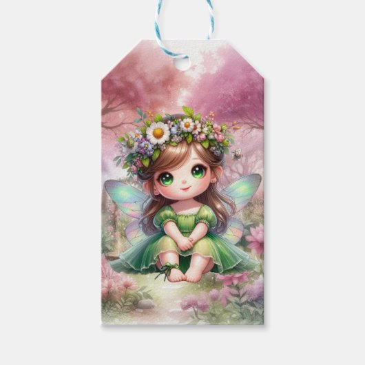 Fairy Tea Party Cadeaulabel (Voorkant)