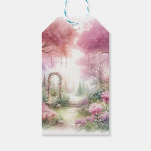 Fairy Tea Party Cadeaulabel (Achterkant)