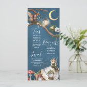 Fairy Tea Party Flat Menu (Staand voorkant)