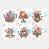 Fairy Tea Party Inpakpapier Vel (Voorkant)